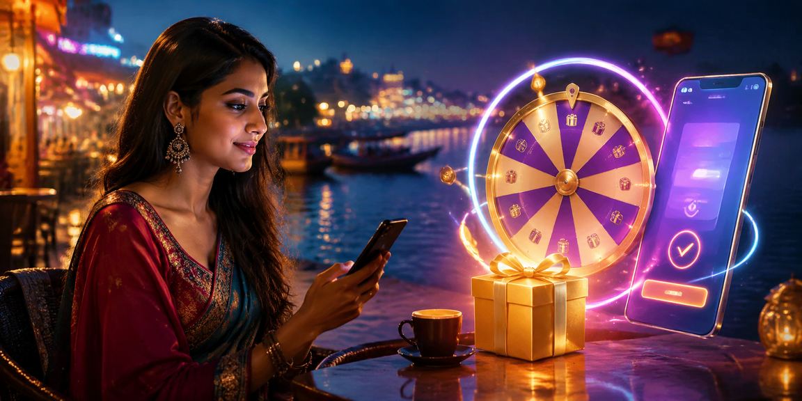 A player enjoying a 231 roulette game at Barisal's night market