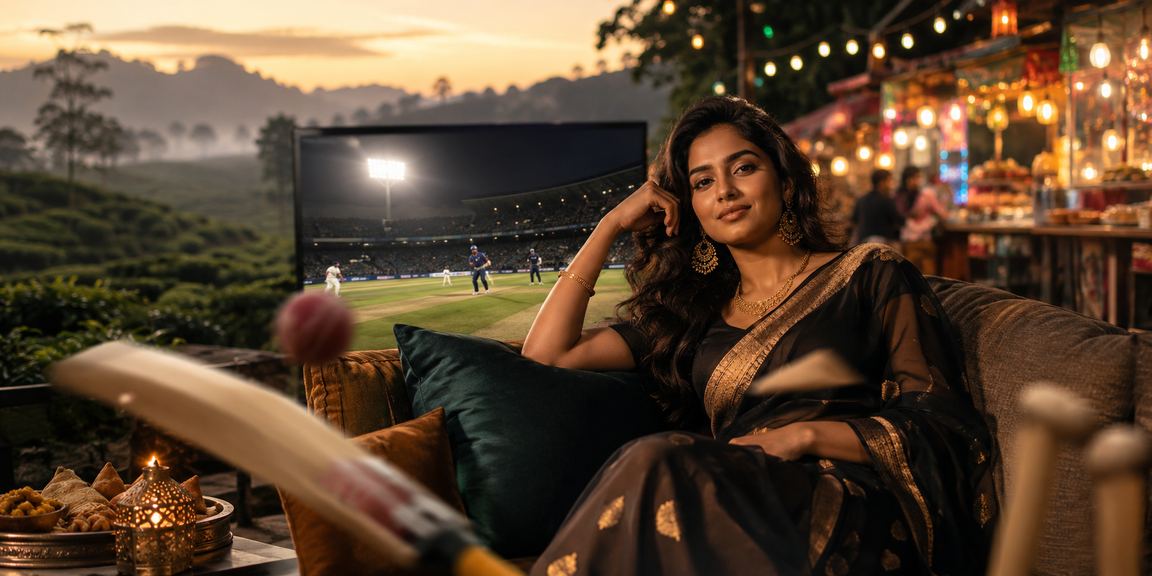 A player enjoying the 231 Cricket Betting Bonus among the tea gardens of Sylhet